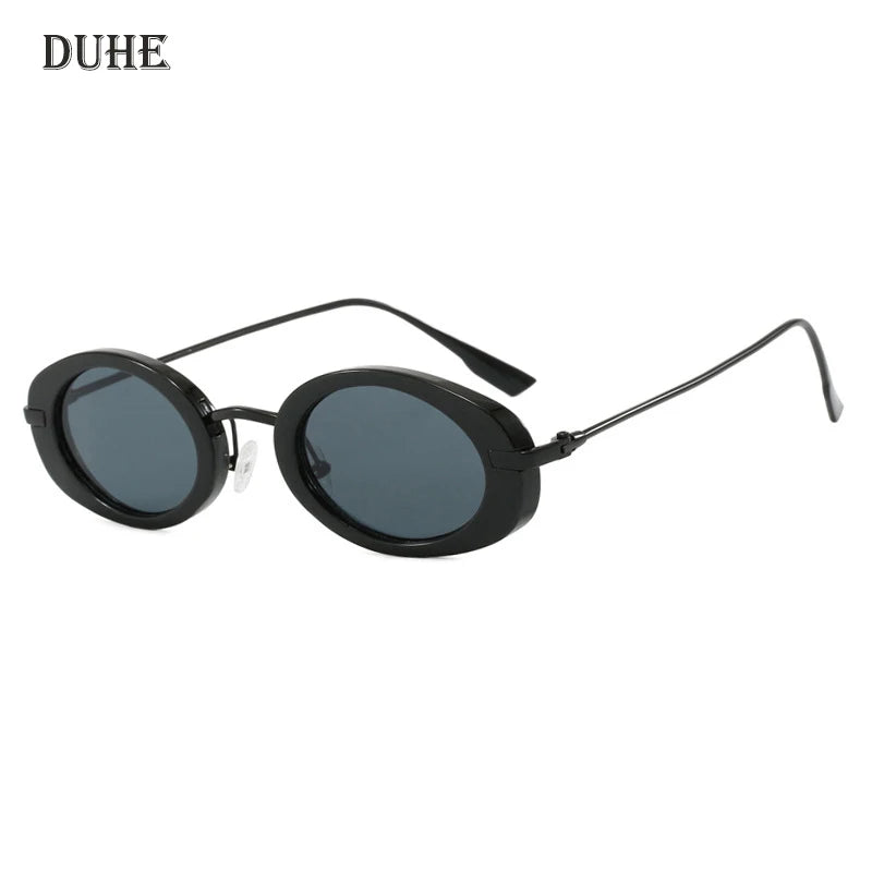 Retro Small Oval Fashion Gradient Sunglasses Luxury Brand Designer Glasses UV400