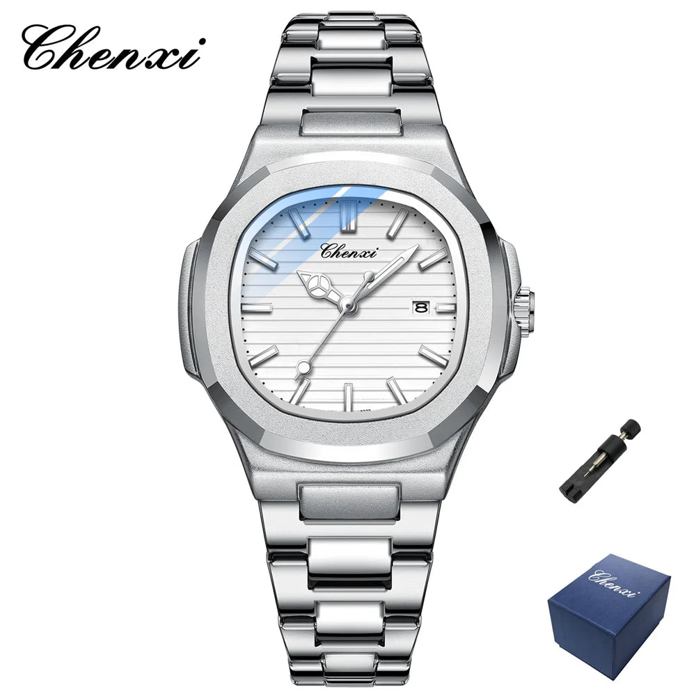 Bracelet Quartz Watch Stainless Steel Waterproof Luxury Wristwatch