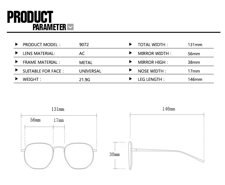 Rimless Small Oval Sunglasses Luxury Fashion Frame Designer Shades UV400