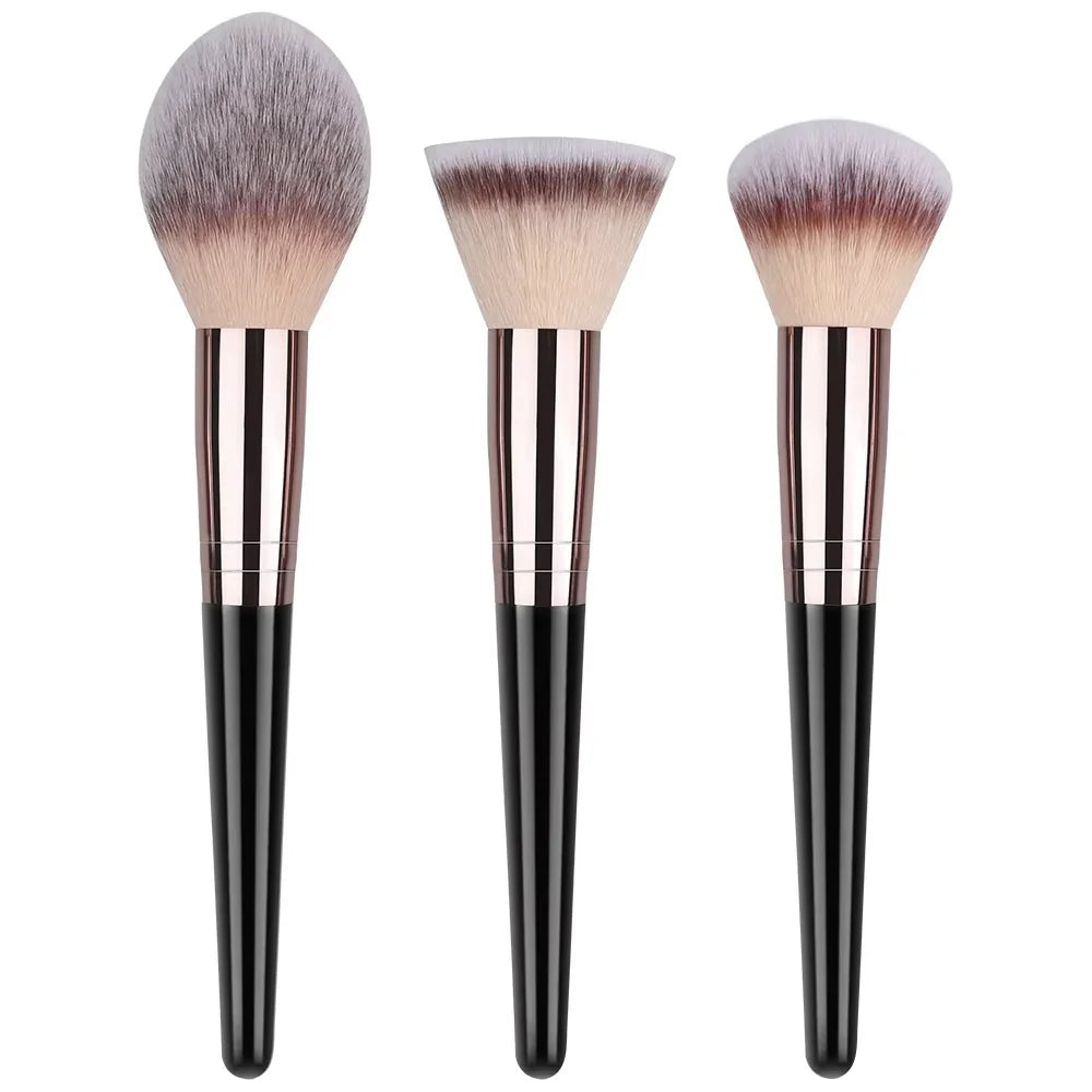 Face Makeup Brush Set Premium Synthetic Foundation Powder Concealer Eyeshadow Blush Makeup Sponge