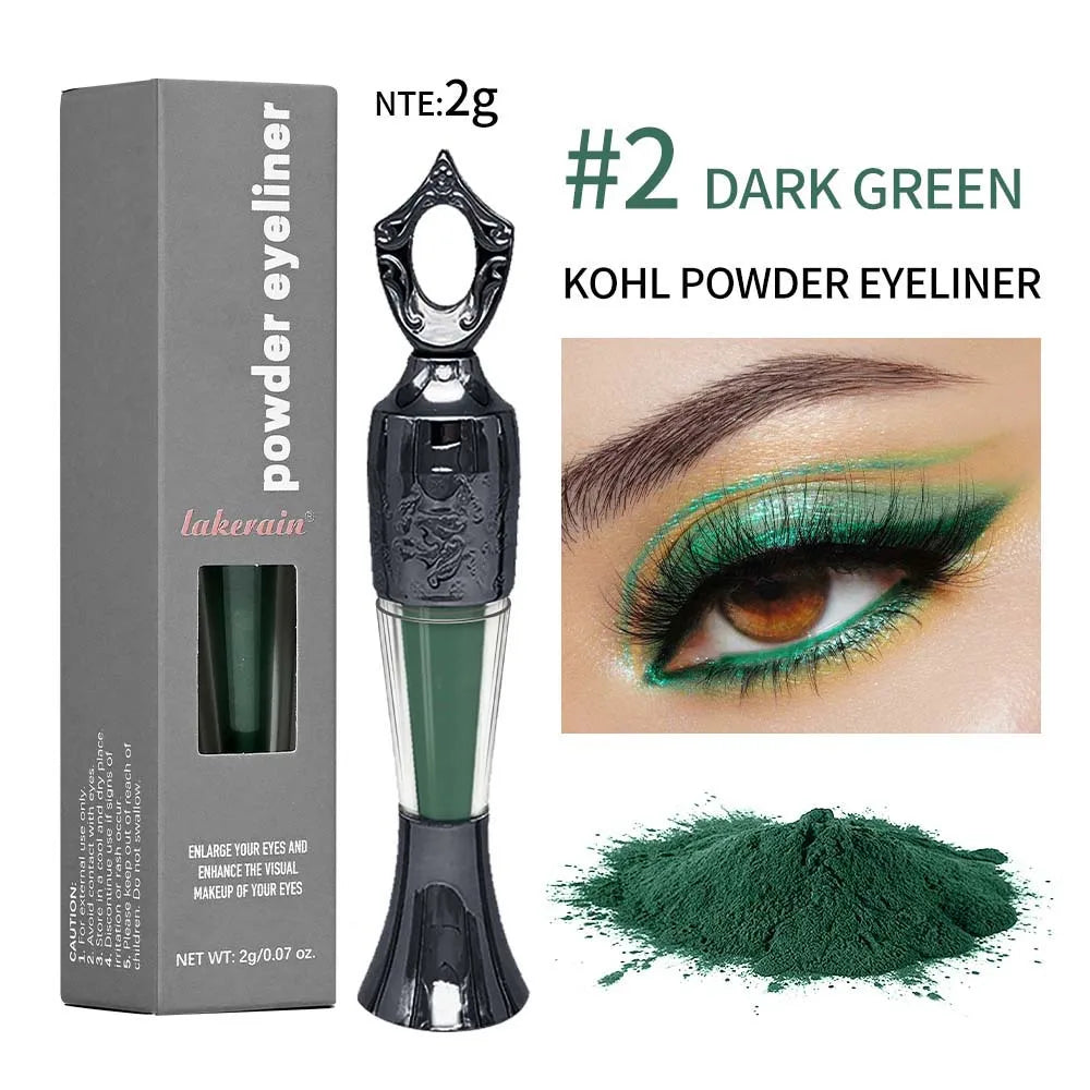 Kohl Powder Eye Liner Powder Eyeliner Eyeliner Handmade Natural Eyeliner in Powder Blendable Intense Color Long-Lasting Eyeliner