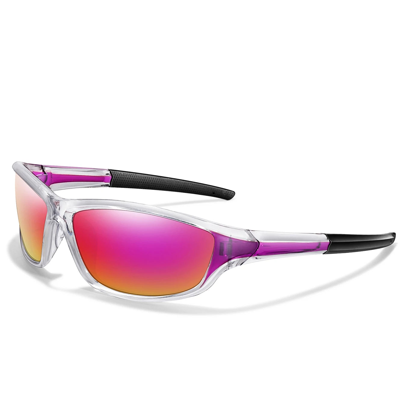 Polarized Sunglasses Outdoor Sports Driving Eyewear Transparent Frame UV400