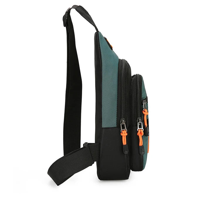 Simple Outdoor Sports Running Cycling Chest Bag Casual Belt Sling Bags Crossbody Small Shoulder Bag