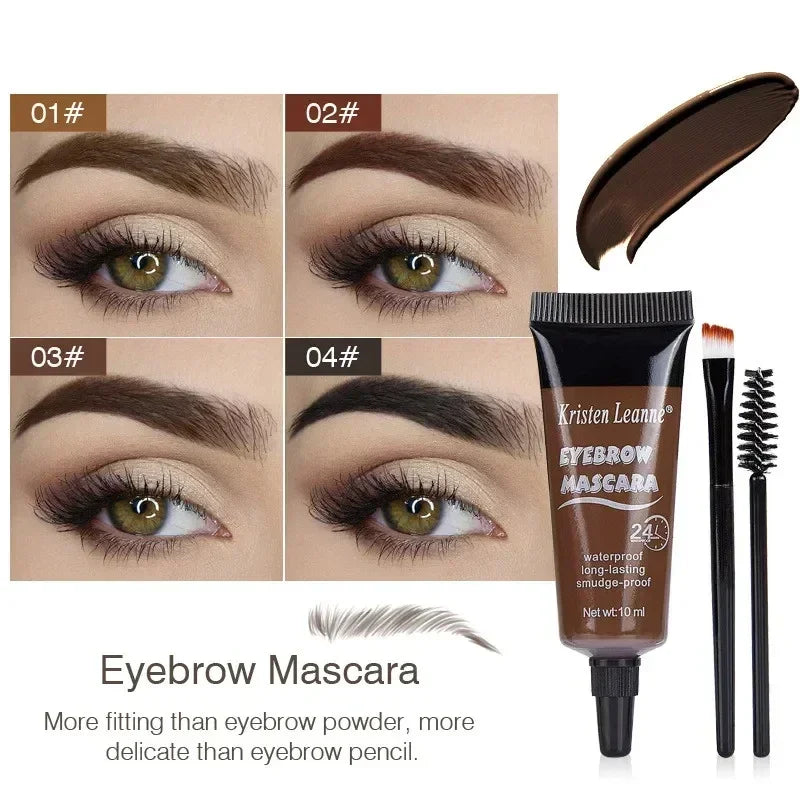 Eyebrow Cream Tint Dye Gel 24 Hours Waterproof Non-smudge Makeup