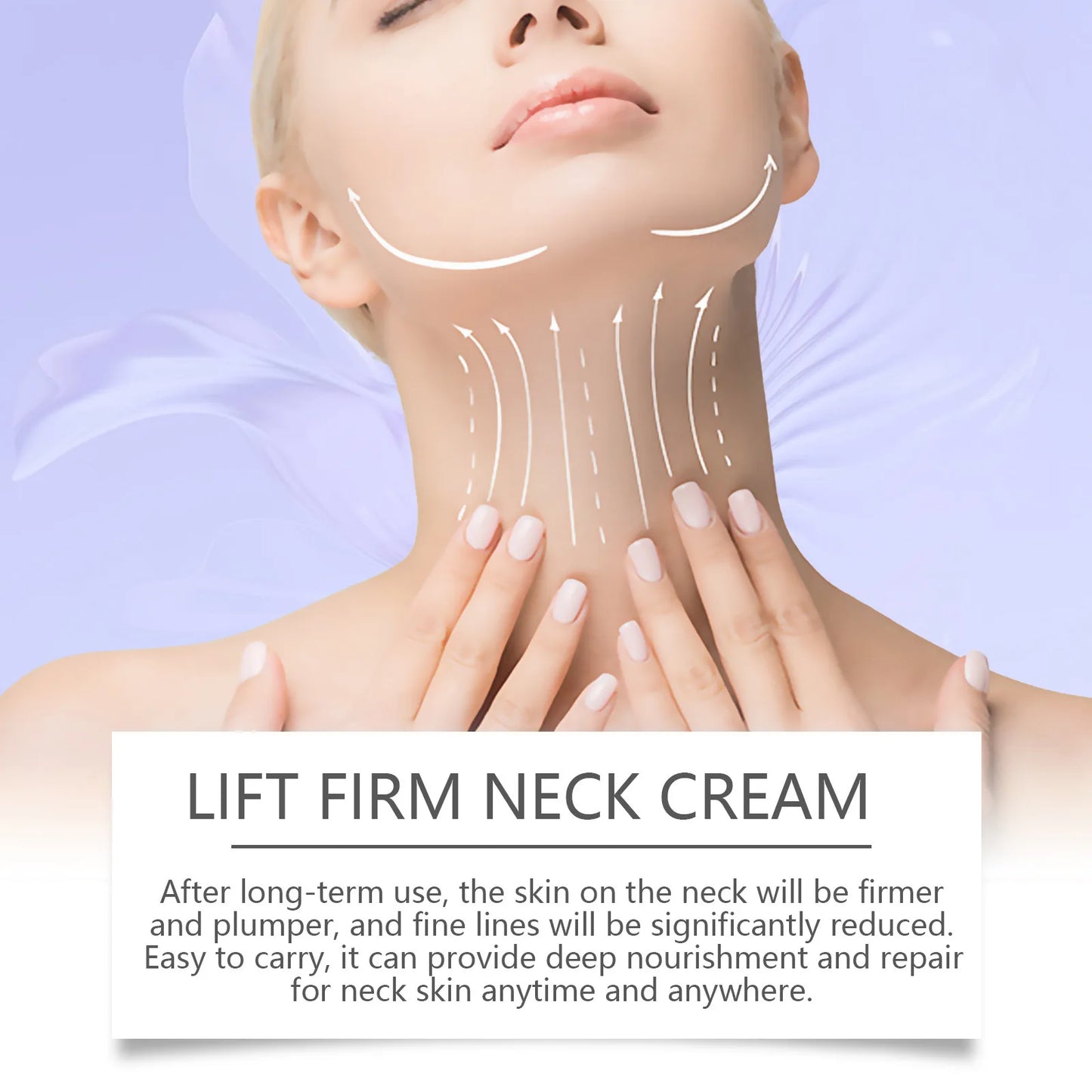 Tighten Lift Neck Cream Reduce Fine Lines Brightening Firming Nourish Smoothing Lasting Moisturize Neck Rejuvenation Care Lotion