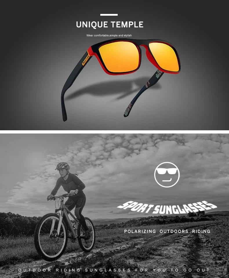 High Glasses Quality Lenses Bicycle Mens Sunglasses Goggles Square Men's Man Fishing Polarized Sunglass Women's Luxurious Sports