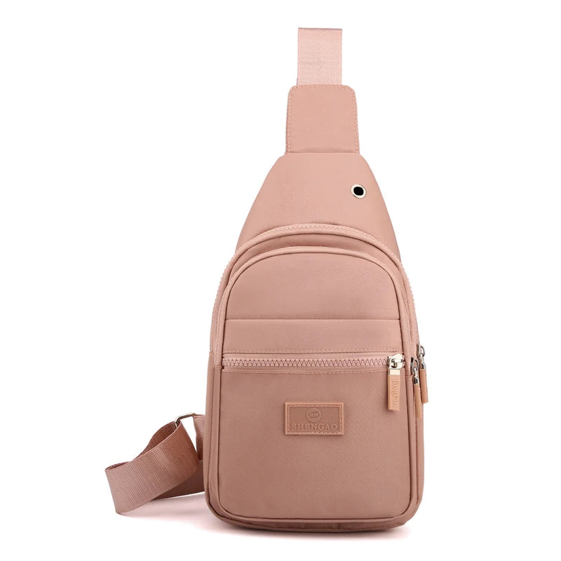 Small Backpack Casual Fashion Crossbody Nylon Shoulder Bag