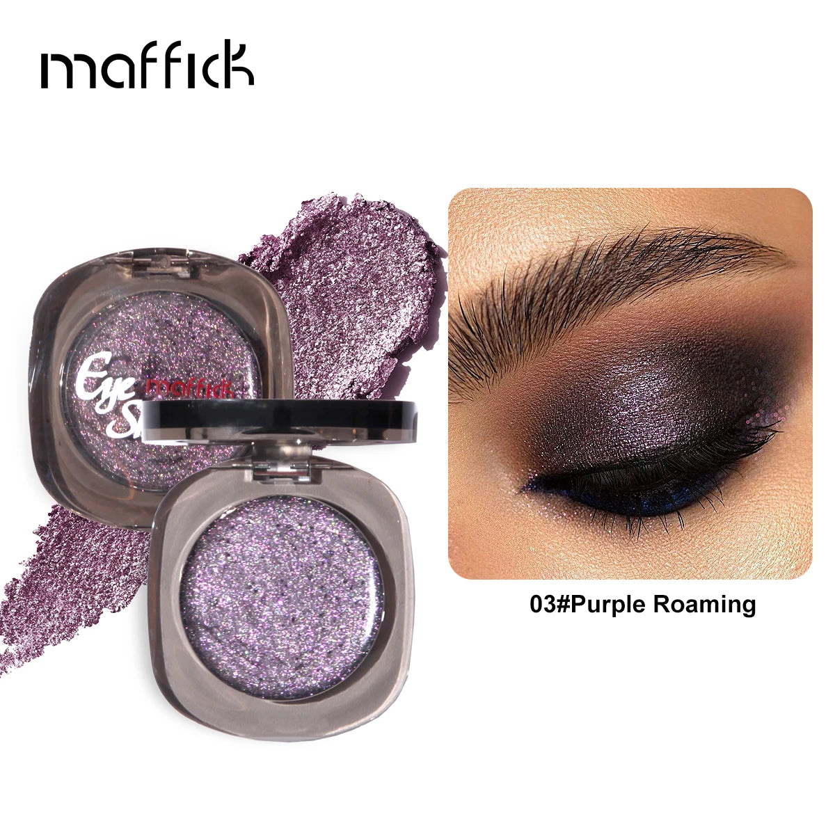 Single Color Eyeshadow Colorful Shiny Highlight Waterproof Eye Makeup