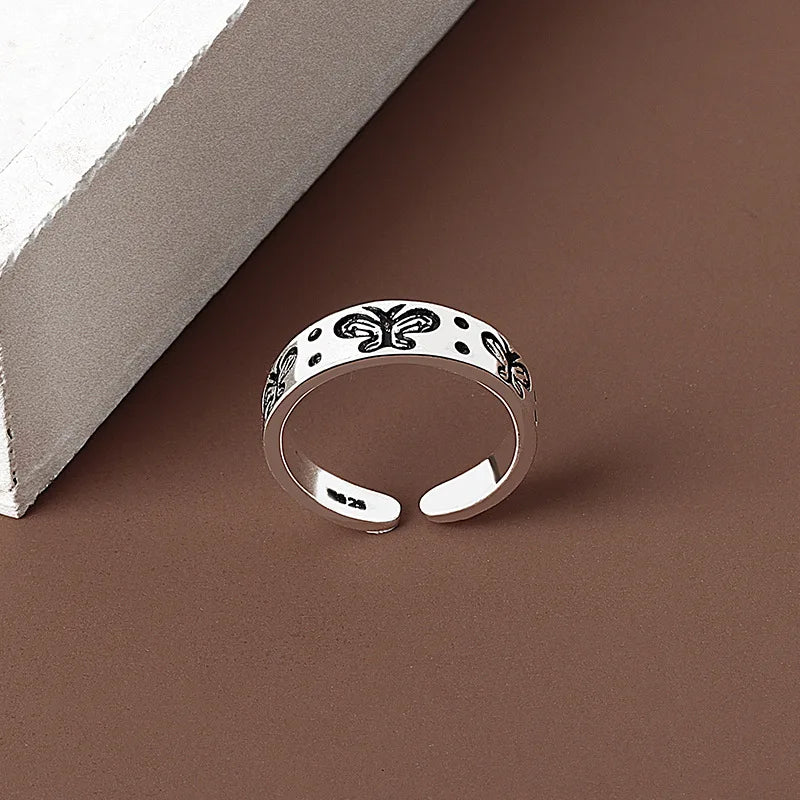 New Silver 925 Ring Stackable Infinite Heart Daisy Flower for Women Original Silver 925 Rings Brand Jewelry Gift 33553