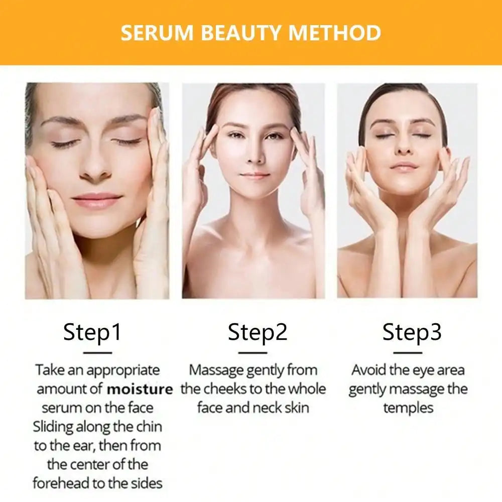 Vitamin C Serum Essence Moisturizing Brighten Wrinkle Remover Anti-aging Fades Spots Repair Fine Lines Facial Skin Care Tools