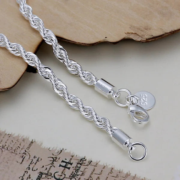 Exquisite Solid Chain Link Bracelet Fashion Charm Casual Bracelet