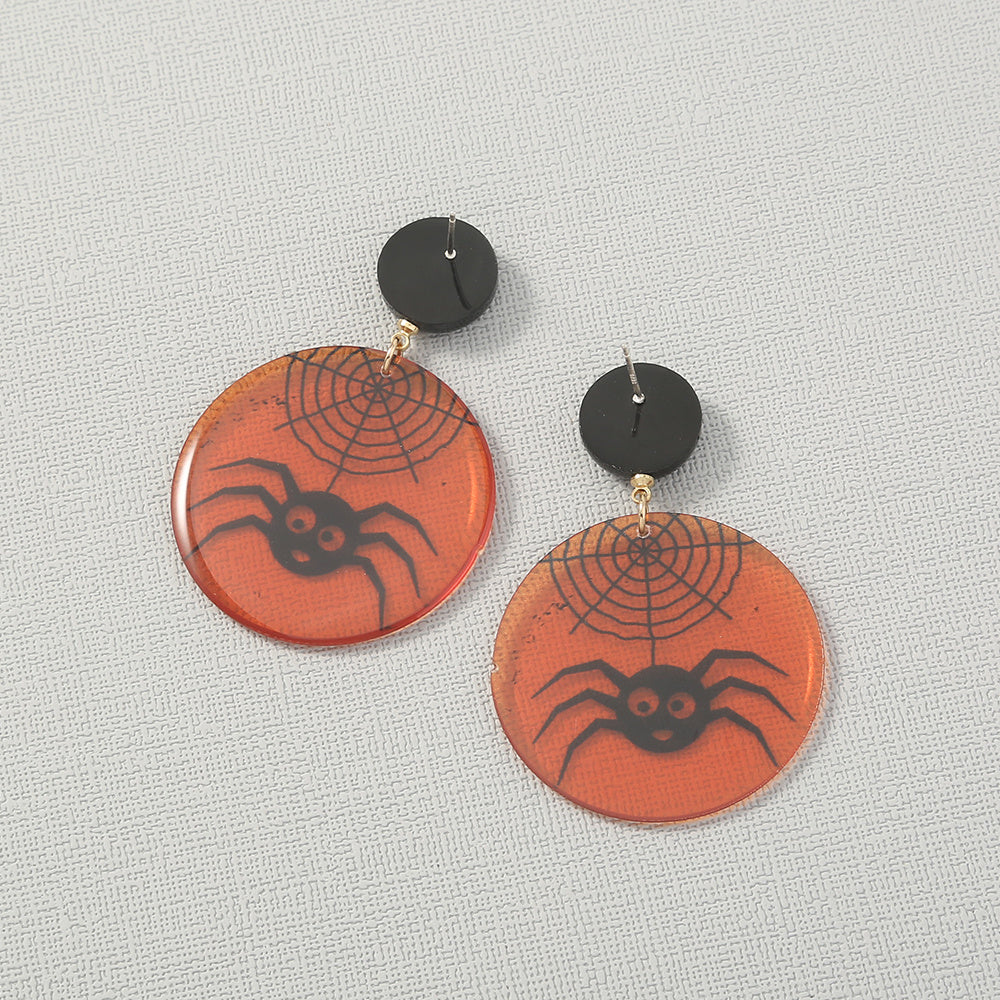 Simple Geometric Personality Halloween Earrings